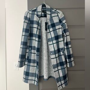 NWT, Vero Moda Katrine Check Brushed Jacket, Size Small